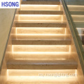 Intrared LED Stair Light နှင့်အတူမိုးလုံလေလုံ DC12V